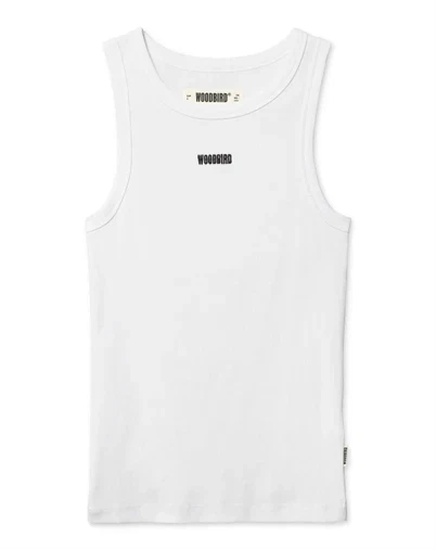 Woodbird - WBDee Rib Tank Top - White 